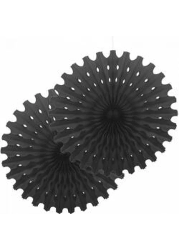 Siyah Yelpaze Süs 2'li