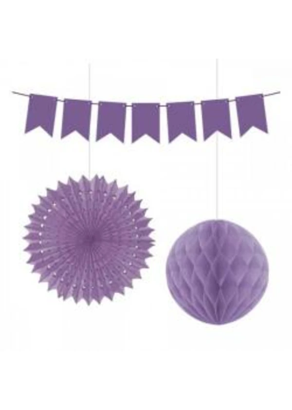 Mor Dekorasyon Süs Seti