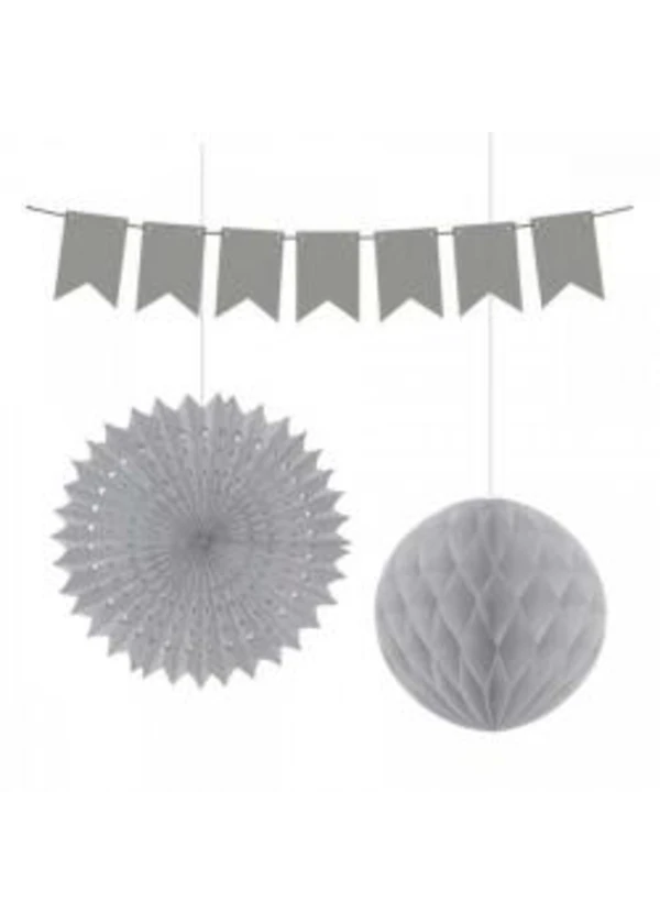 Gümüş Dekorasyon Süs Seti