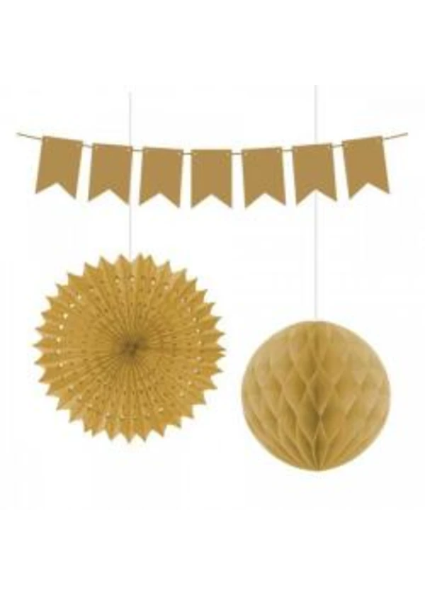 Altın Dekorasyon Süs Seti