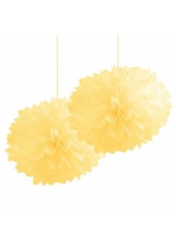 Sarı Ponpon Süs