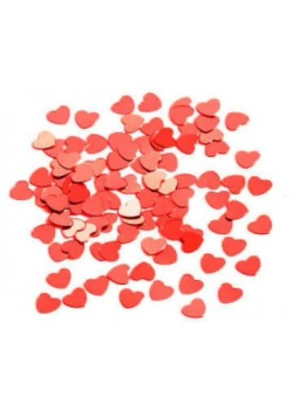 Kırmızı Kalp Masa Konfeti