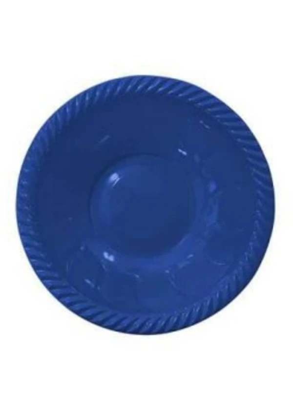 Lacivert Plastik Yuvarlak Kase 6'li
