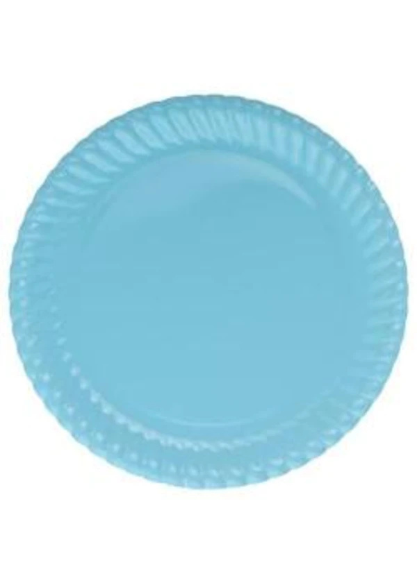 Açık Mavi Karton Tabak 8'li