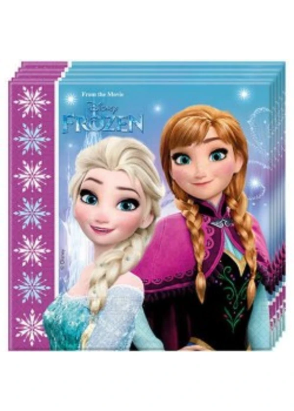 Frozen Buz Işıltısı Kağıt Peçete 33x33cm