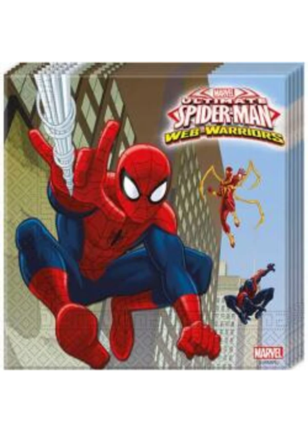 Spiderman Savaşçı Kağıt Peçete 20'li