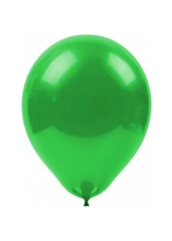 Metalik Koyu Yeşil Balon 10'lu Paket