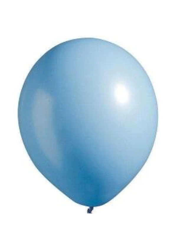 Pastel Açık Mavi Balon 100'lü Paket