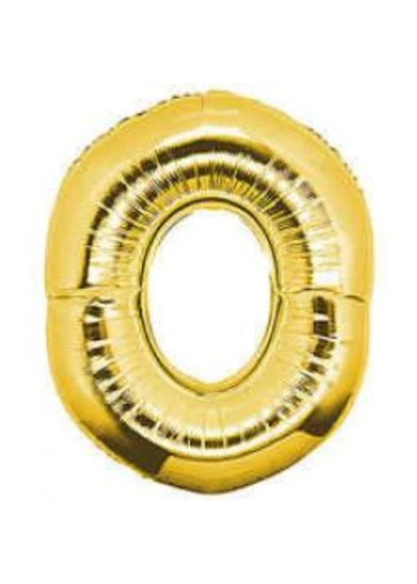 0 Rakam Folyo Balon Altın 40cm
