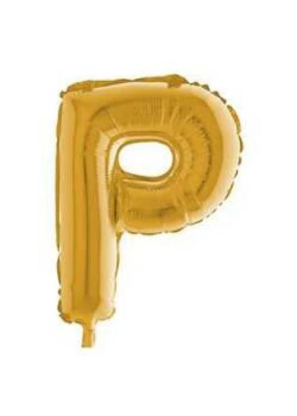 P Harf Folyo Balon Altın 100cm