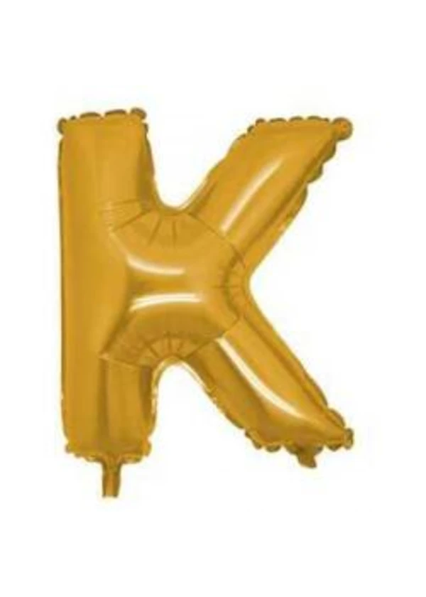 K Harf Folyo Balon Altın 100cm