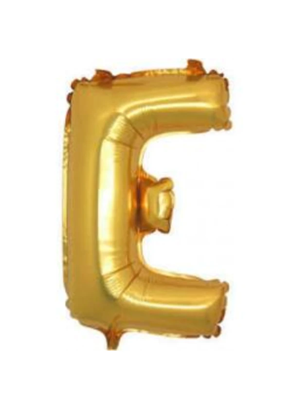 E Harf Folyo Balon Altın 100cm