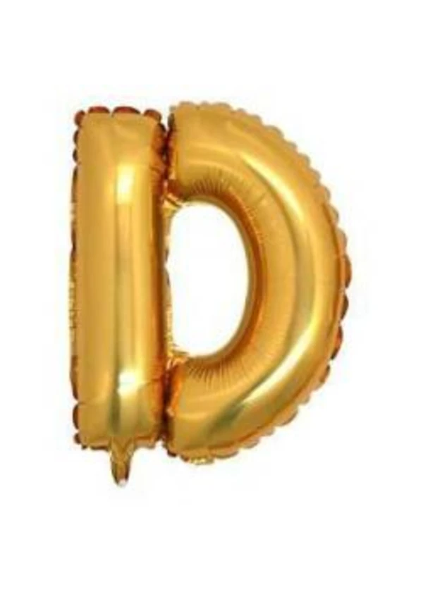D Harf Folyo Balon Altın 100cm