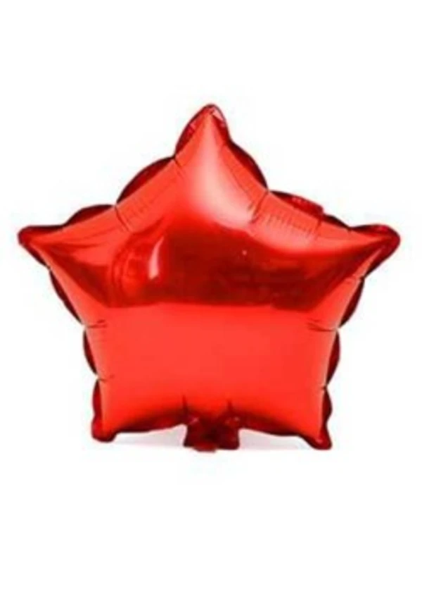 Kırmızı Yıldız Folyo Balon 60cm