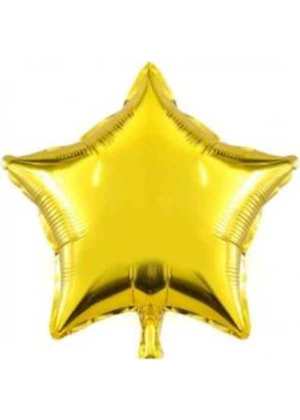 Altın Yıldız Folyo Balon 45cm
