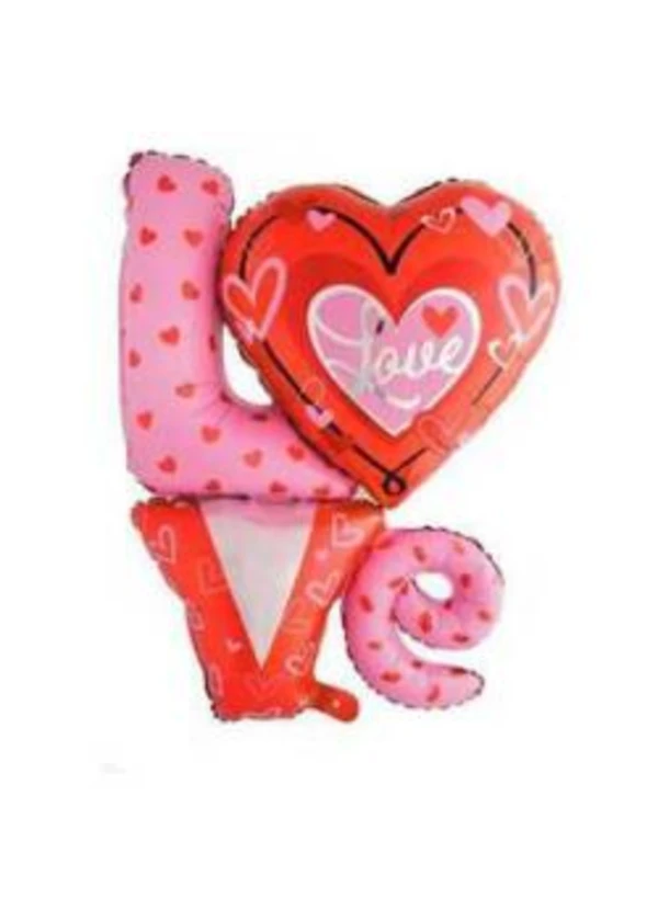 Love Kalp Folyo Balon 100cm