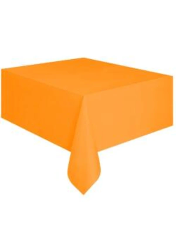 Turuncu Plastik Masa Örtüsü 137x270cm