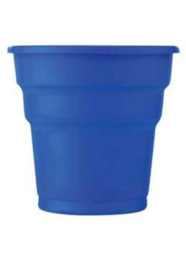 Plastik Koyu Mavi Bardak 24'lü