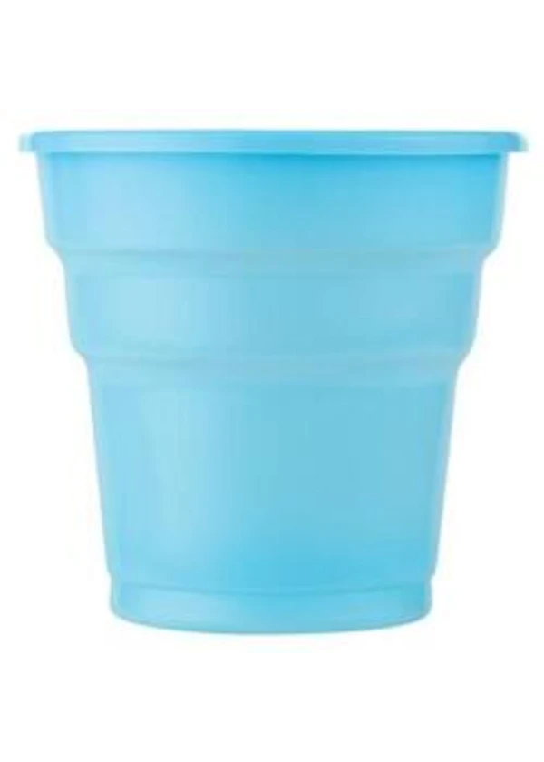 Plastik Açık Mavi Bardak 24'lü