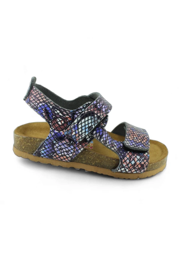 Mavi Deri ve Ortopedik Bebek Sandalet