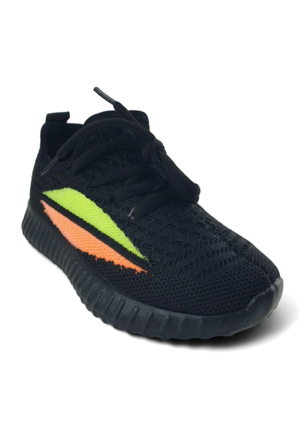 Siyah Anatomik Çocuk Spor Ayakkabı