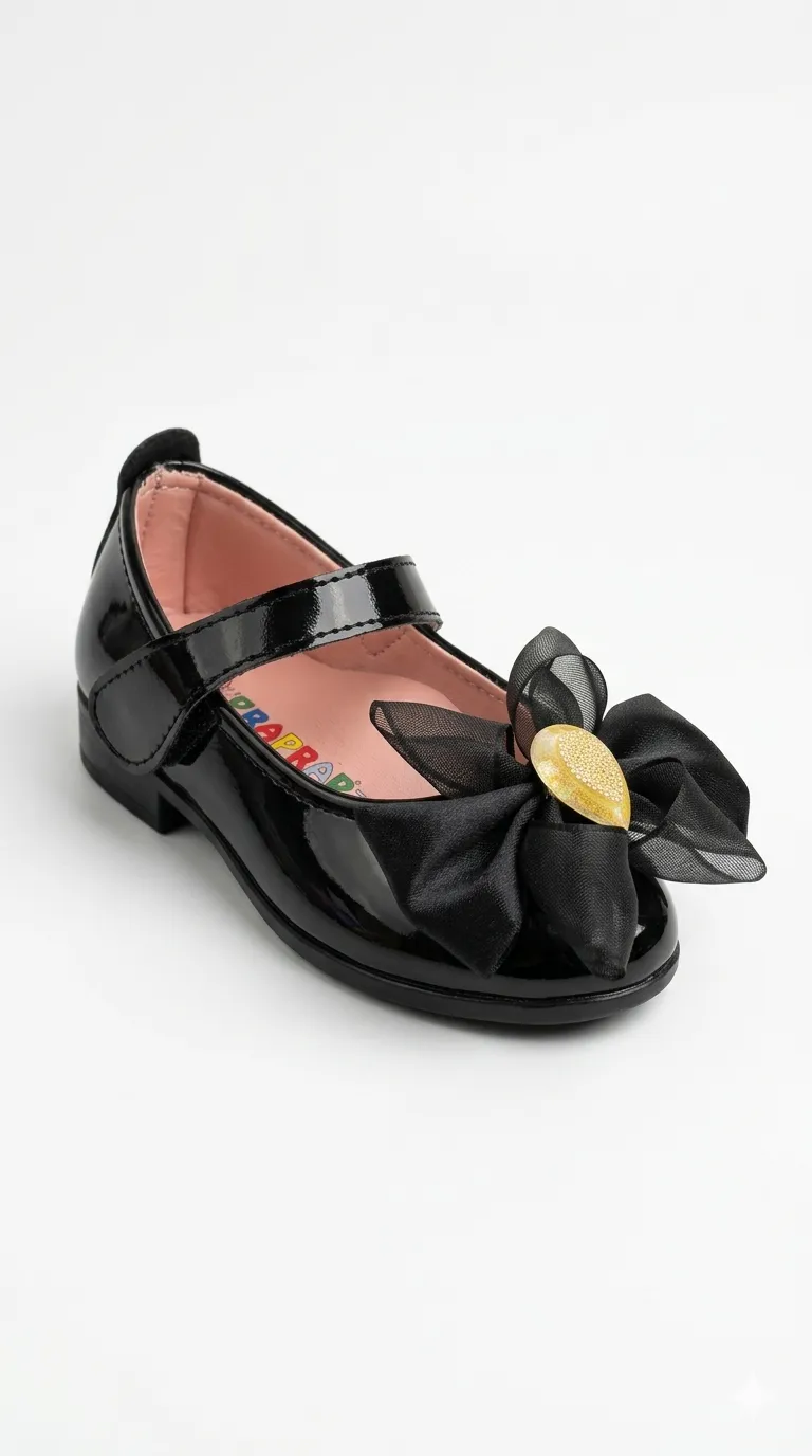 Tül Kurdeleli Bebe Çocuk Babet Ayakkabı