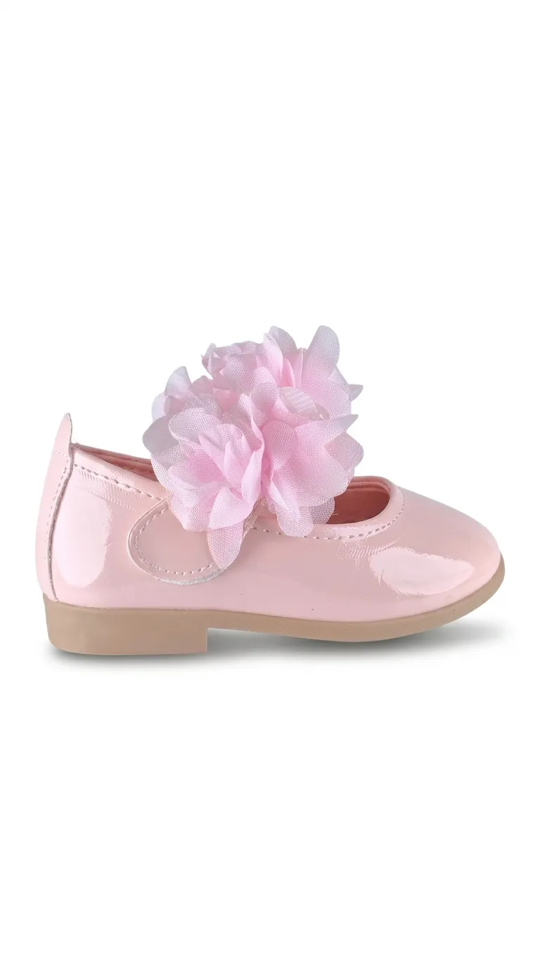 Tül Çiçek Bebe Çocuk Babet Ayakkabı