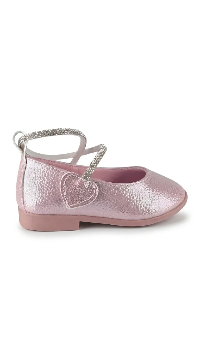 Taş Bantlı Bebe Çocuk Babet Ayakkabı