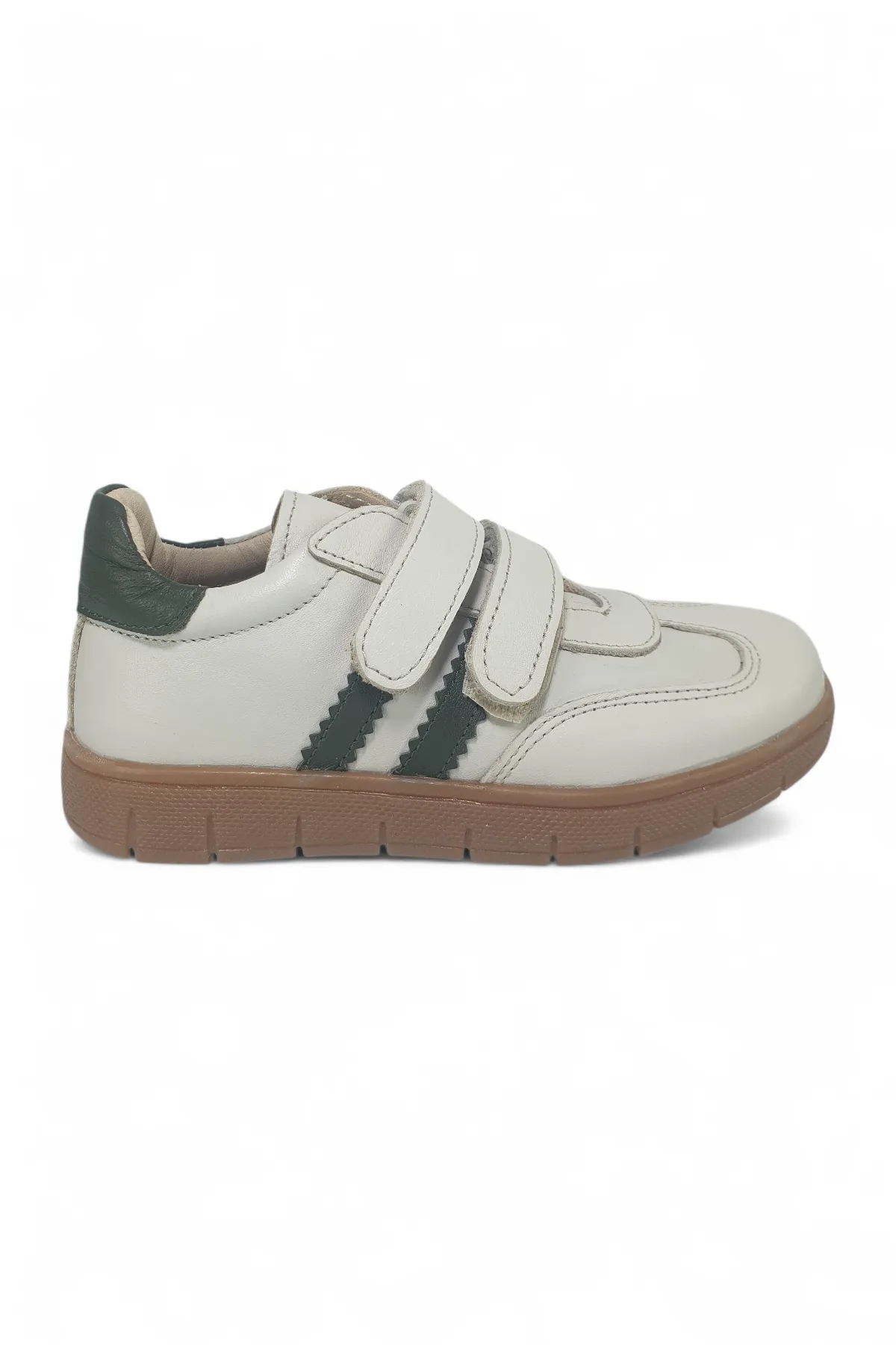 Çizgi Desenli Hakiki Deri Tam Ortopedik Çocuk Spor Ayakkabı